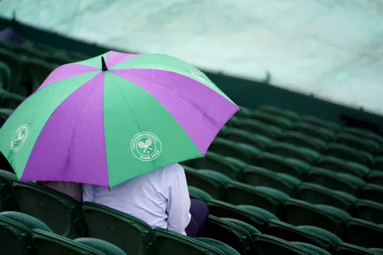 Rain Makes Early Appearance As Wimbledon Gets Under Way