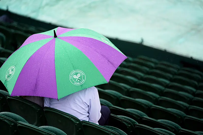 Rain Makes Early Appearance As Wimbledon Gets Under Way