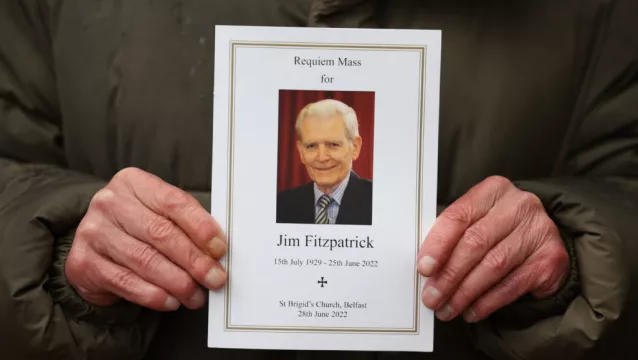 Irish News Owner Jim Fitzpatrick Had A Life Well Lived, Funeral Hears