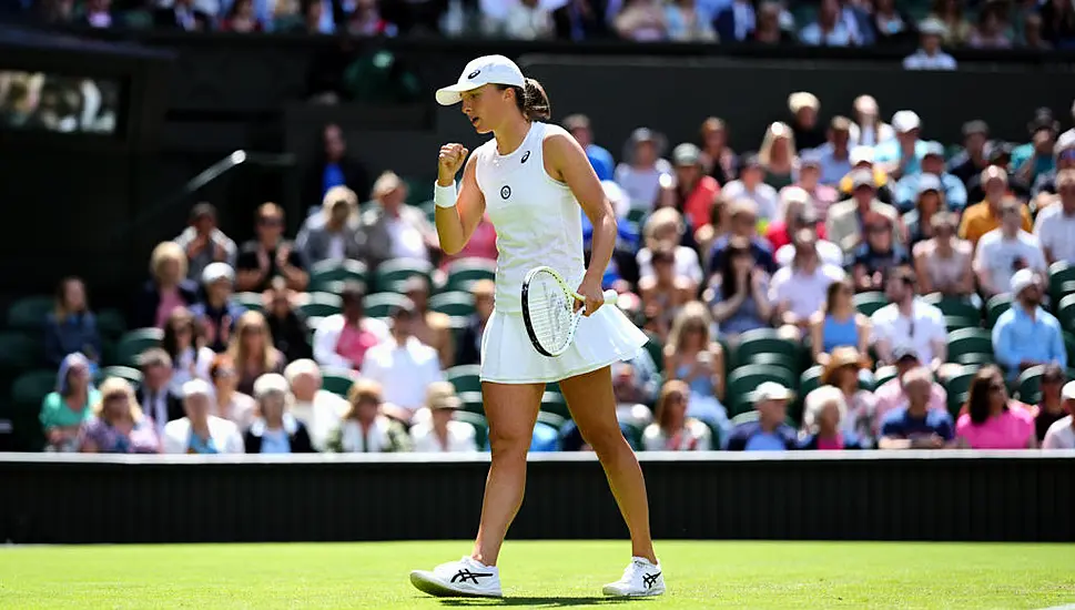 Iga Swiatek Extends Winning Run To 36 Matches With First-Round Wimbledon Success