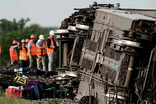 Four Killed And Dozens Injured As Passenger Train Is Derailed In Us State