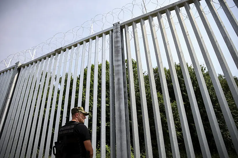 Poland Completes Belarus Border Wall To Keep Migrants Out