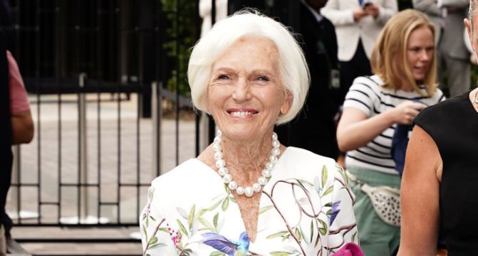 Mary Berry Reveals She Still Plays Recreational Tennis Aged 87