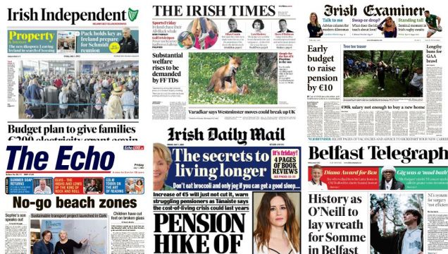 What The Papers Say: Friday's Front Pages