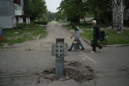 Russians Continue Assault On Eastern Ukrainian City