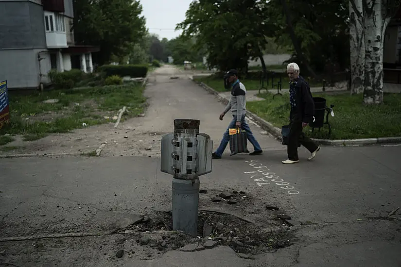 Russians Continue Assault On Eastern Ukrainian City