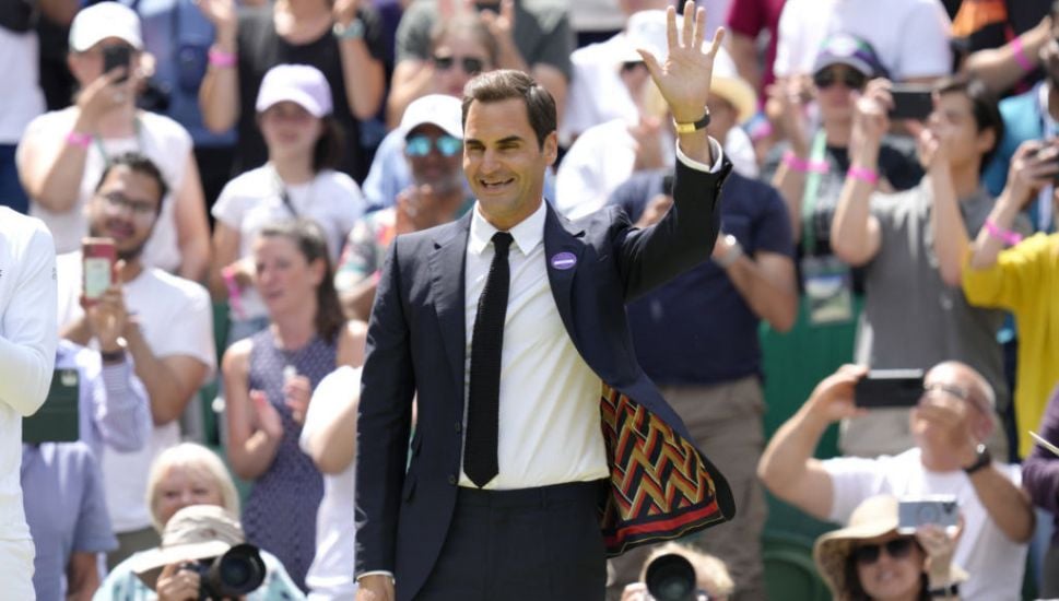 Centre Court Gives Roger Federer Standing Ovation During Centenary Celebration
