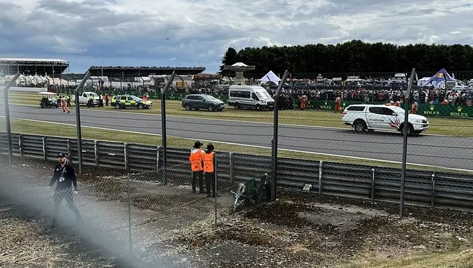 Seven People Arrested After Track Invasion At British Grand Prix