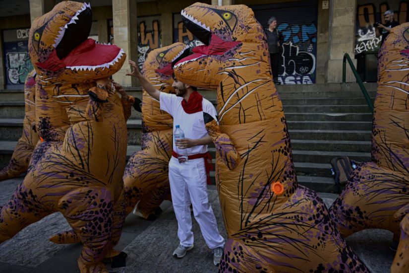 Activists Protest Over Spain’s San Fermin Bull Run Festival