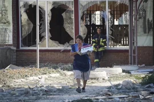 Ukrainian City Of Sloviansk Hit By ‘Massive Shelling’