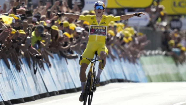 Impressive Wout Van Aert Soloes To Stage Four Victory At Tour De France