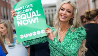 Rosanna Davison Calls Surrogacy Report 'Historic' As She Attends Leinster House Gathering