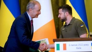 Zelenskiy Thanks Ireland For Its Support After Meeting With Taoiseach In Kyiv