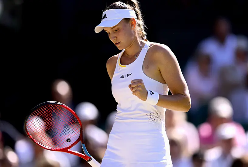 Russian-Born Elena Rybakina Powers Past Simona Halep To Reach Wimbledon Final