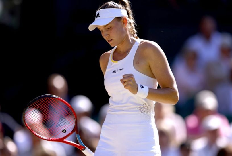 Russian-Born Elena Rybakina Powers Past Simona Halep To Reach Wimbledon Final