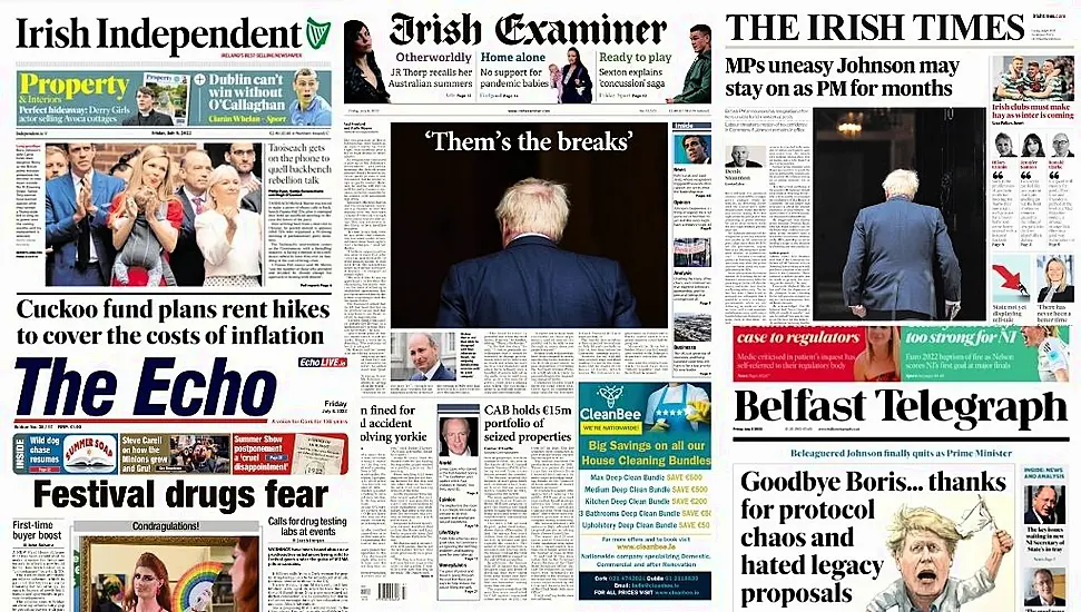 What The Papers Say: Friday's Front Pages