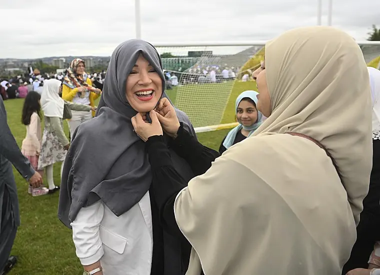 Michelle O’neill Calls For Rainbow Of Cultures As She Attends Eid Celebration