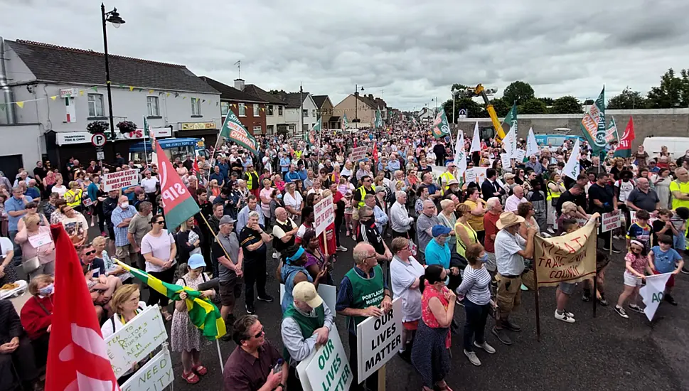 Protest Held In Navan Over Planned Emergency Department Changes