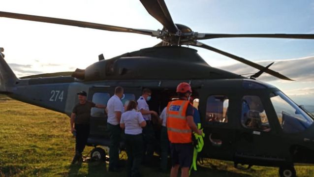 Injured Paraglider Airlifted After Accident On Mount Leinster