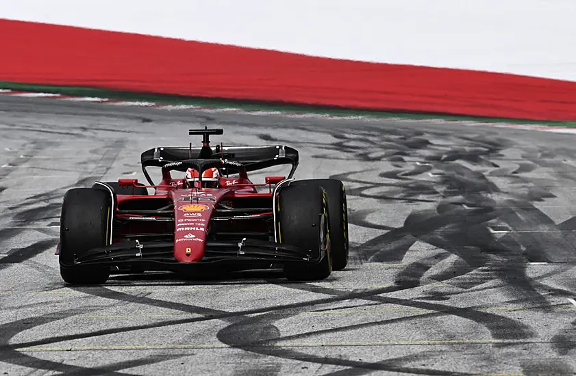 Charles Leclerc Edges Out Max Verstappen As Carlos Sainz Escapes Burning Ferrari