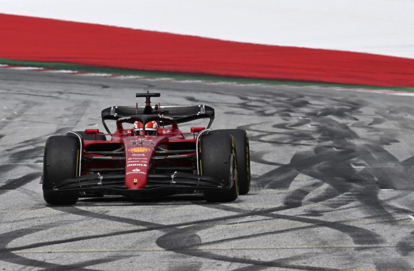 Charles Leclerc Edges Out Max Verstappen As Carlos Sainz Escapes Burning Ferrari