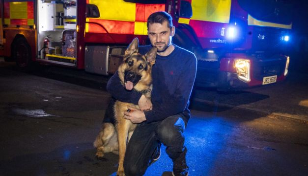 Relief After Missing Dog Rescued From Waterfall