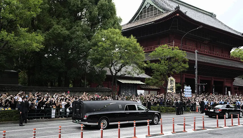 Funeral Of Former Japanese Leader Shinzo Abe Held In Tokyo