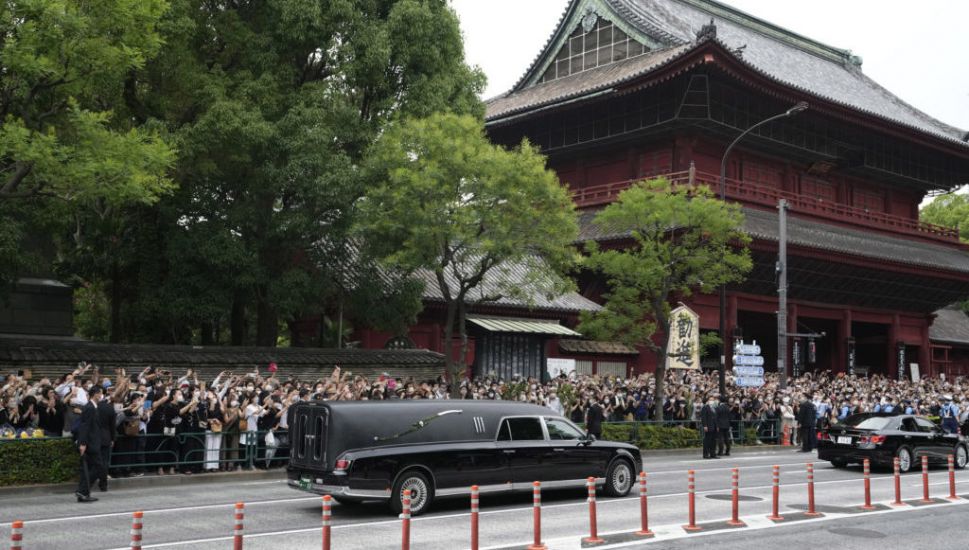 Funeral Of Former Japanese Leader Shinzo Abe Held In Tokyo