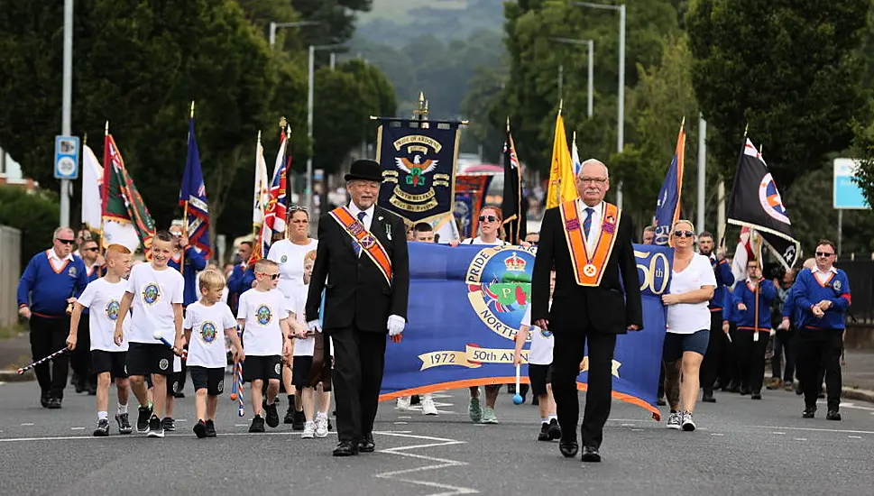 Orange Order Twelfth Of July Parades Underway Across Northern Ireland