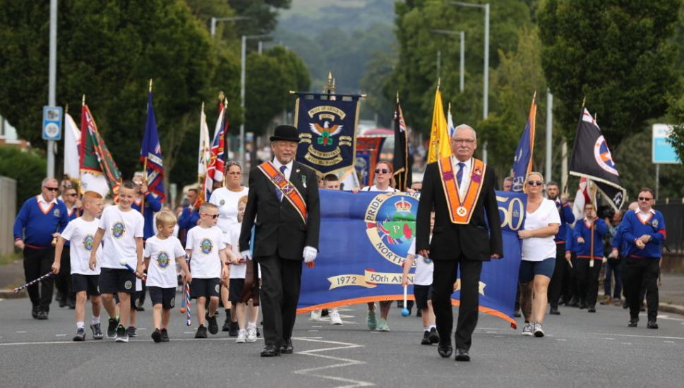 Orange Order Twelfth Of July Parades Underway Across Northern Ireland