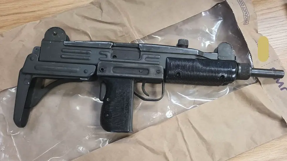 Machine Gun, Ammunition And Silencer Seized In Ballyfermot Raid