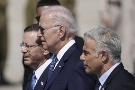 Joe Biden Arrives In Israel At Start Of Middle East Trip