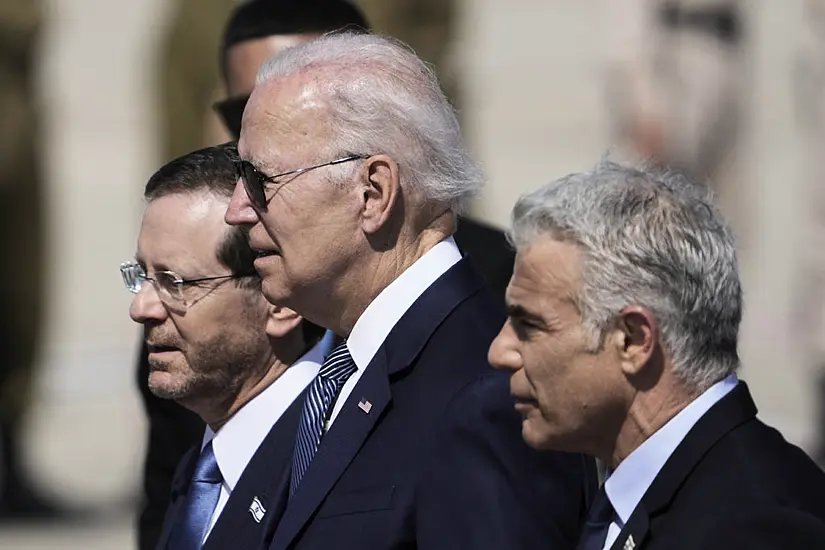 Joe Biden Arrives In Israel At Start Of Middle East Trip