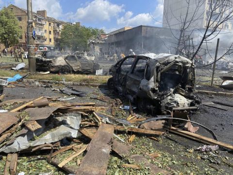 Russia Accused Of ‘Open Act Of Terrorism’ As Strike Kills 23 In Central Ukraine