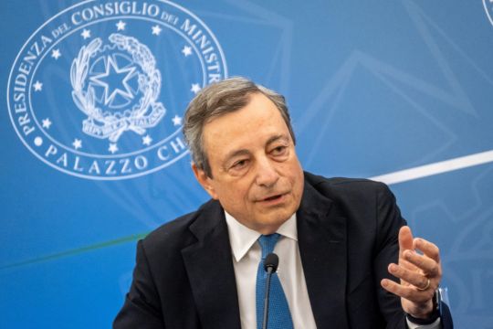 Italian Premier Mario Draghi Says He Will Resign