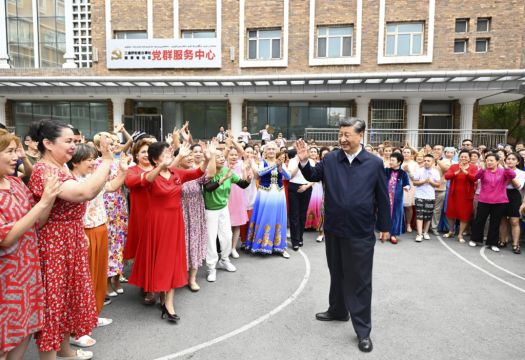 China Leader Visits Xinjiang Amid Human Rights Concerns
