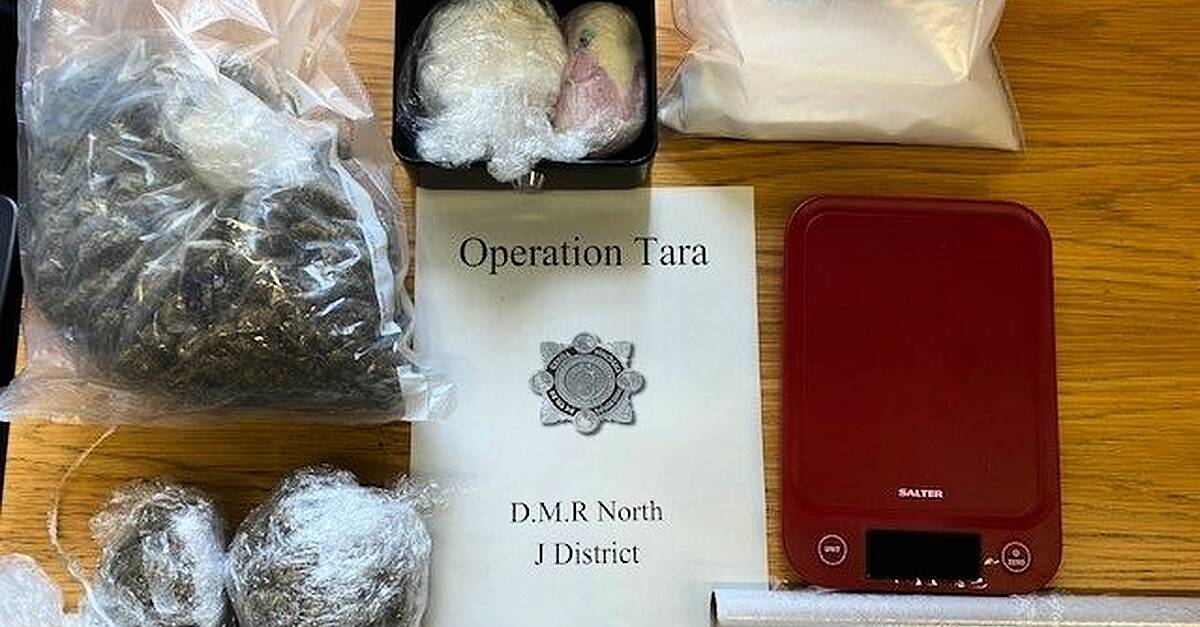 Man Arrested After Drugs Worth €50 000 Seized During Dublin Operation