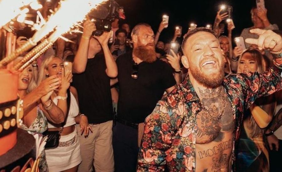 Conor Mcgregor Shares Snaps Of Luxury Birthday Bash In Ibiza