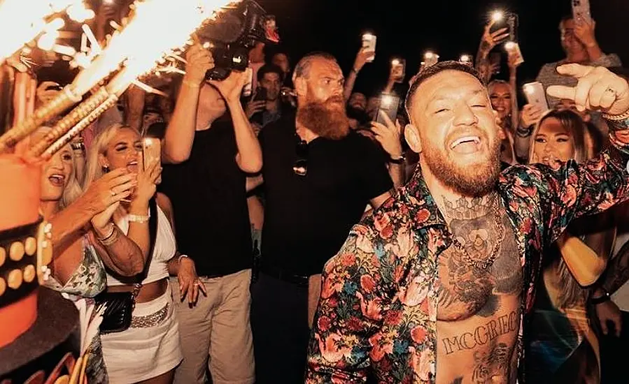 Conor Mcgregor Shares Snaps Of Luxury Birthday Bash In Ibiza