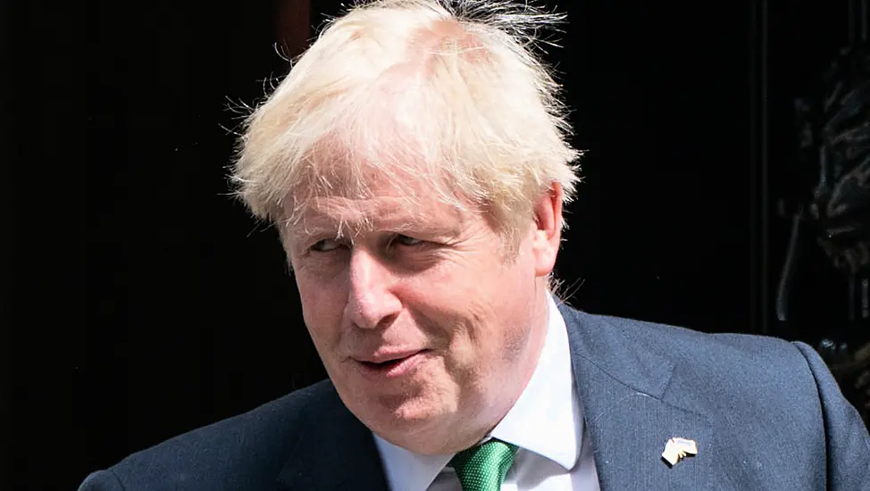 Boris Johnson Attends Farnborough Air Show