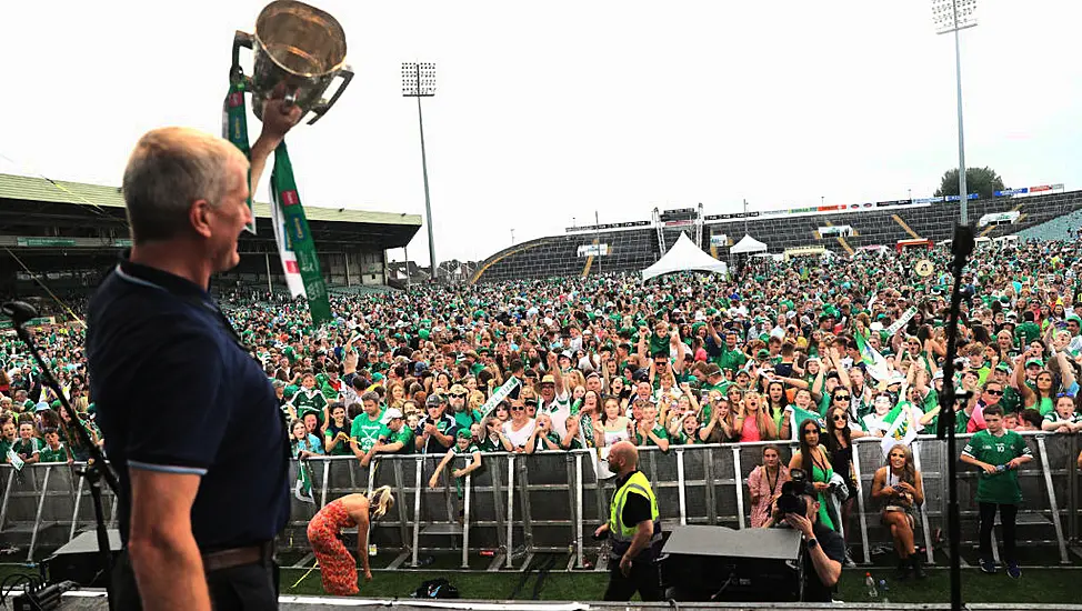 Thousands Of Limerick Fans Greet All-Ireland Hurling Champions