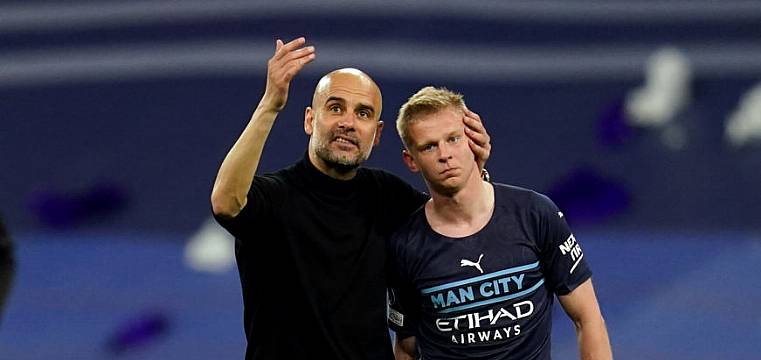 Pep Guardiola Thanks Oleksandr Zinchenko For His Efforts Before Arsenal Move