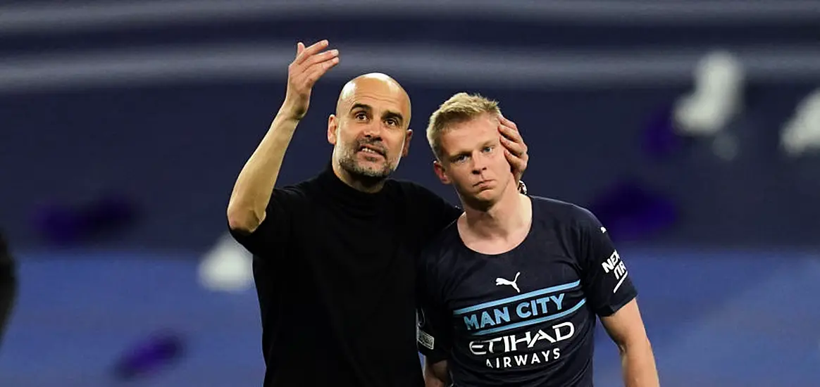 Pep Guardiola Thanks Oleksandr Zinchenko For His Efforts Before Arsenal Move