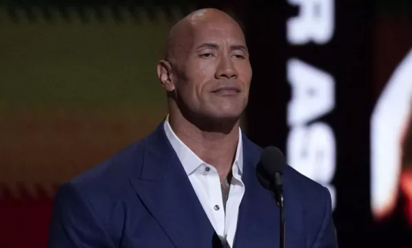 Dwayne Johnson Arrives At Comic-Con In Full Costume To Promote Black Adam