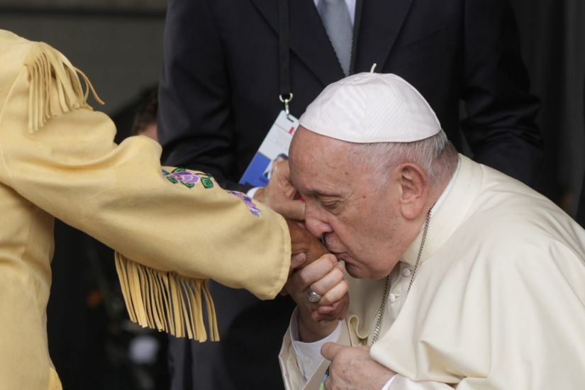Pope Arrives In Canada To Apologise To Indigenous Groups