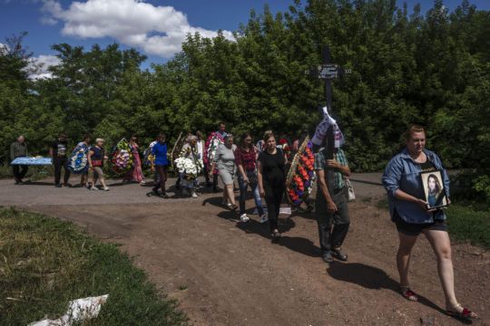 Evacuated Ukrainians Forced To Return To Homes Near Front Line