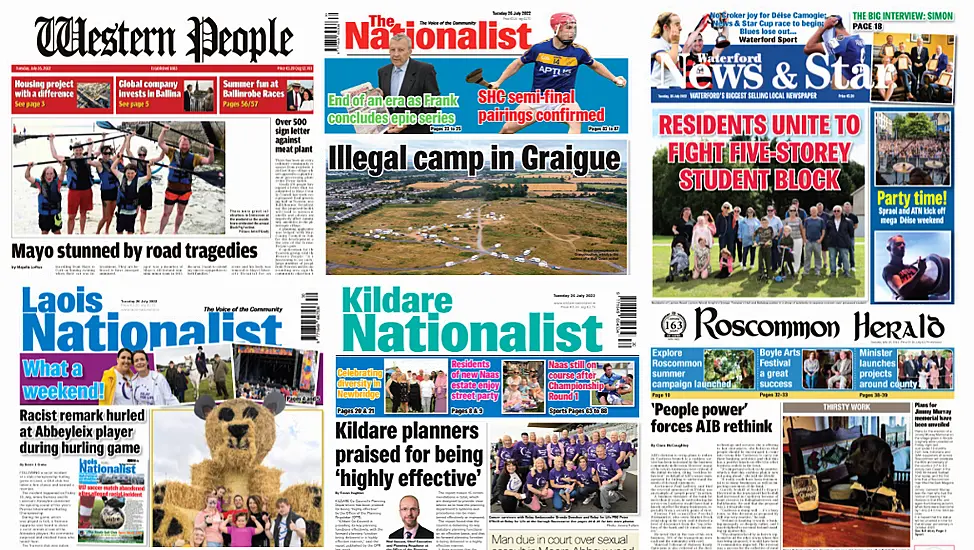 What The Regional Papers Say: Mayo In Shock After Tragic Crashes And 'Illegal Camp' In Carlow