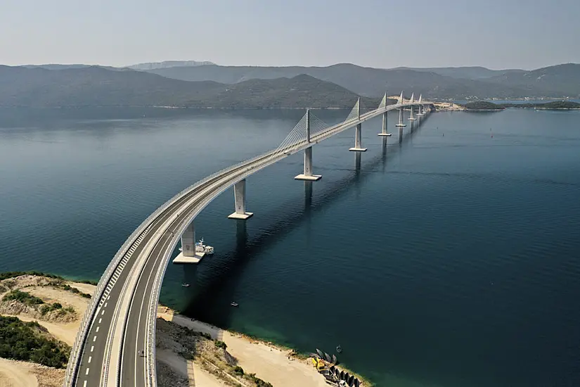 Croatia Opens Bridge Connecting Two Parts Of Country’s Adriatic Sea Coastline