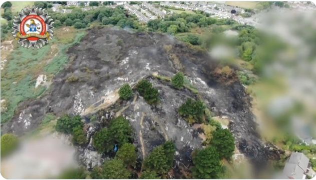 Firefighters Put Out Second Gorse Wildfire In South Dublin