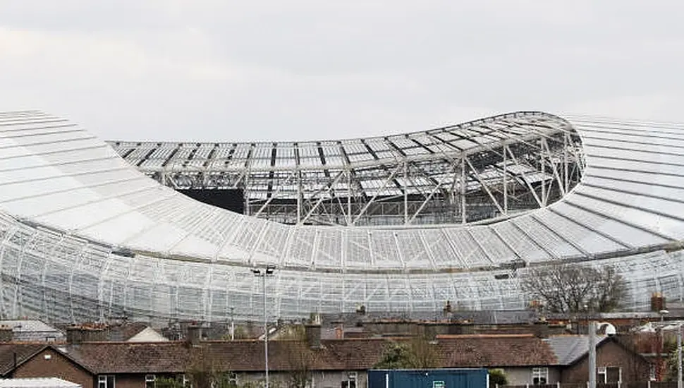 Aviva Stadium Used As Temporary Shelter For 100 Ukrainian Refugees